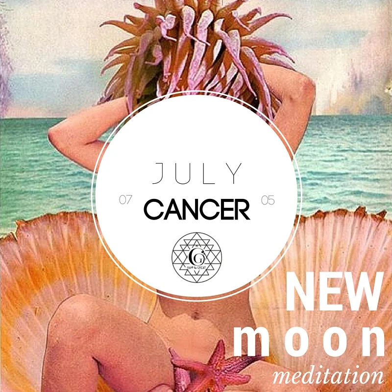 This month's new moon is in Cancer. Cancer is protective, nurturing, maternal, creative, imaginative, sensitive. Join us July 5th! G et tickets!