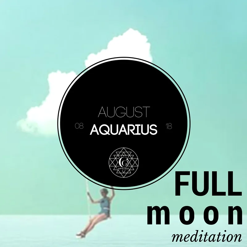 This month's Full Moon Meditation will be under Aquarian influence. Aquarius is known for being witty, clever, humanitarian, inventive and original. Join us! Get tickets here!