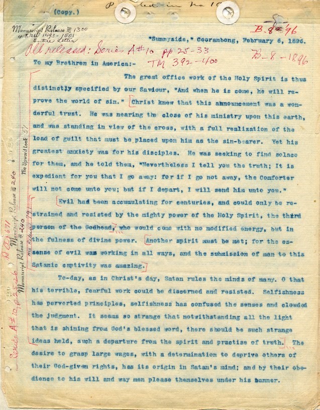 third person of the Godhead-Exhibit-1.-Letter-8-1896-p.1