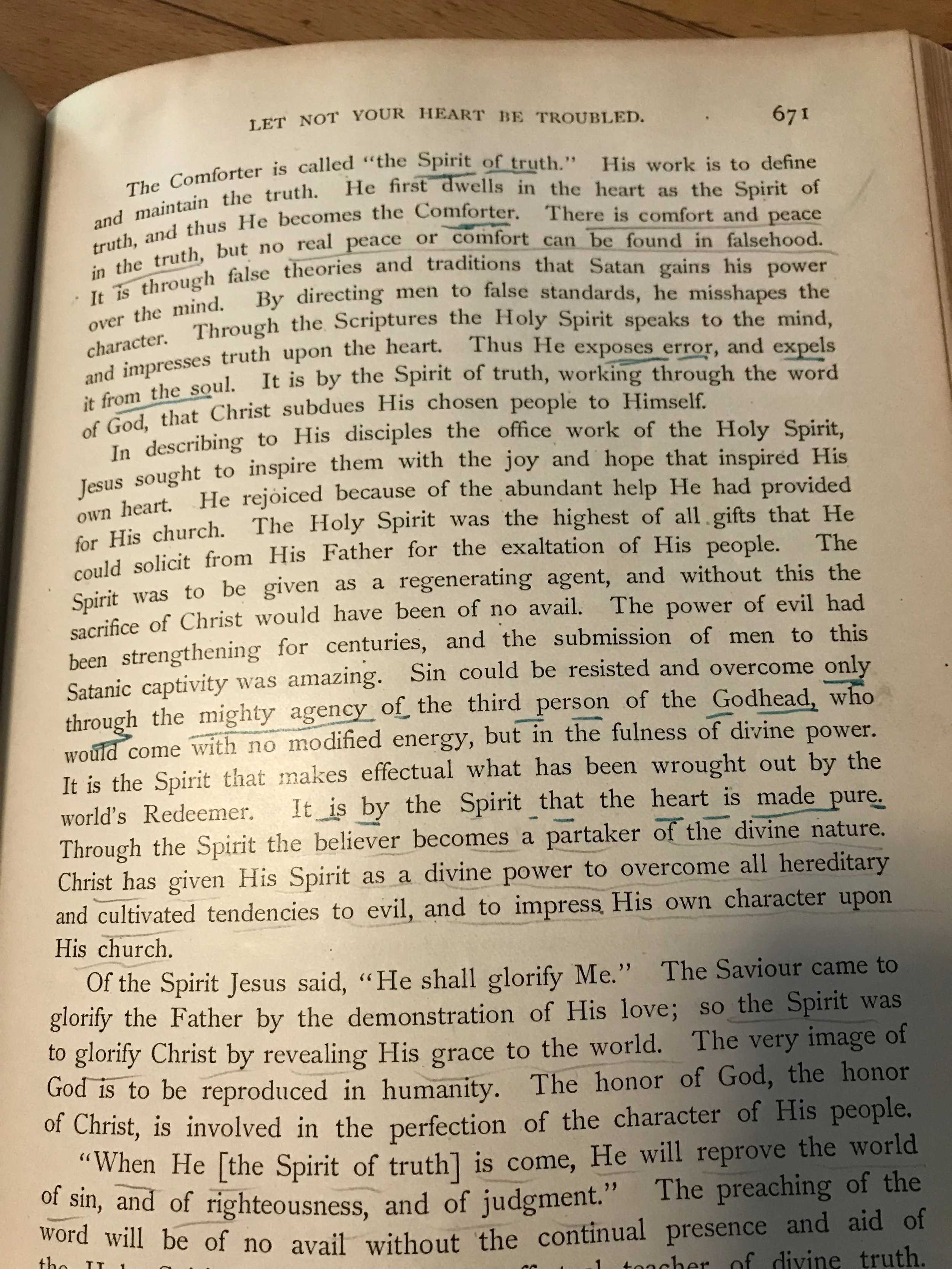 The Desire of Ages, 1898, pg. 671