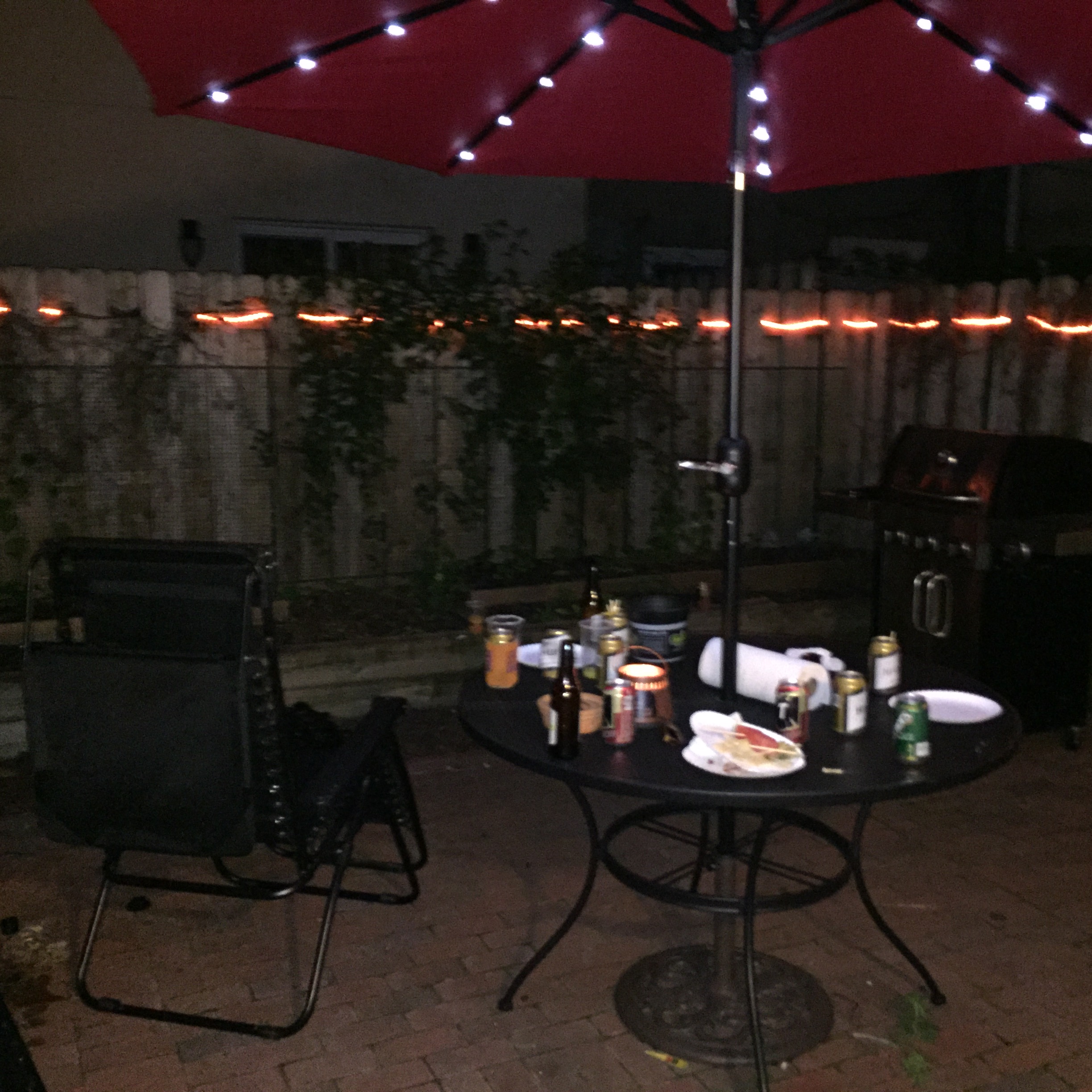 patio umbrella lights