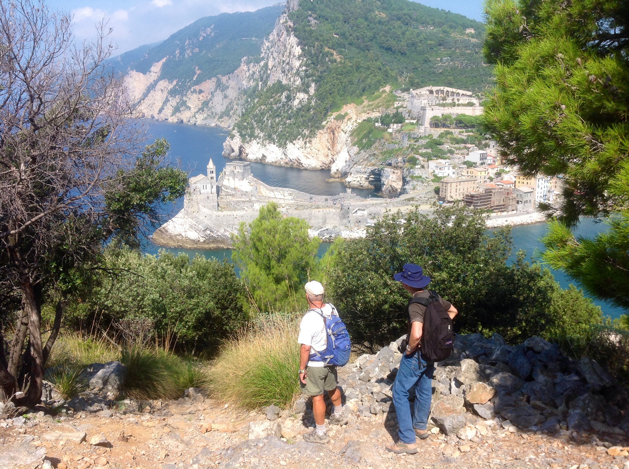 View to Portovenere and Doria Castle