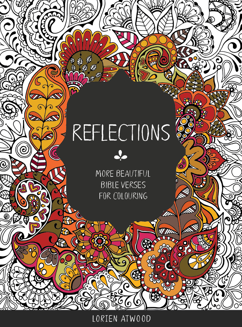 Reflections adult colouring book — Lorien Illustrations