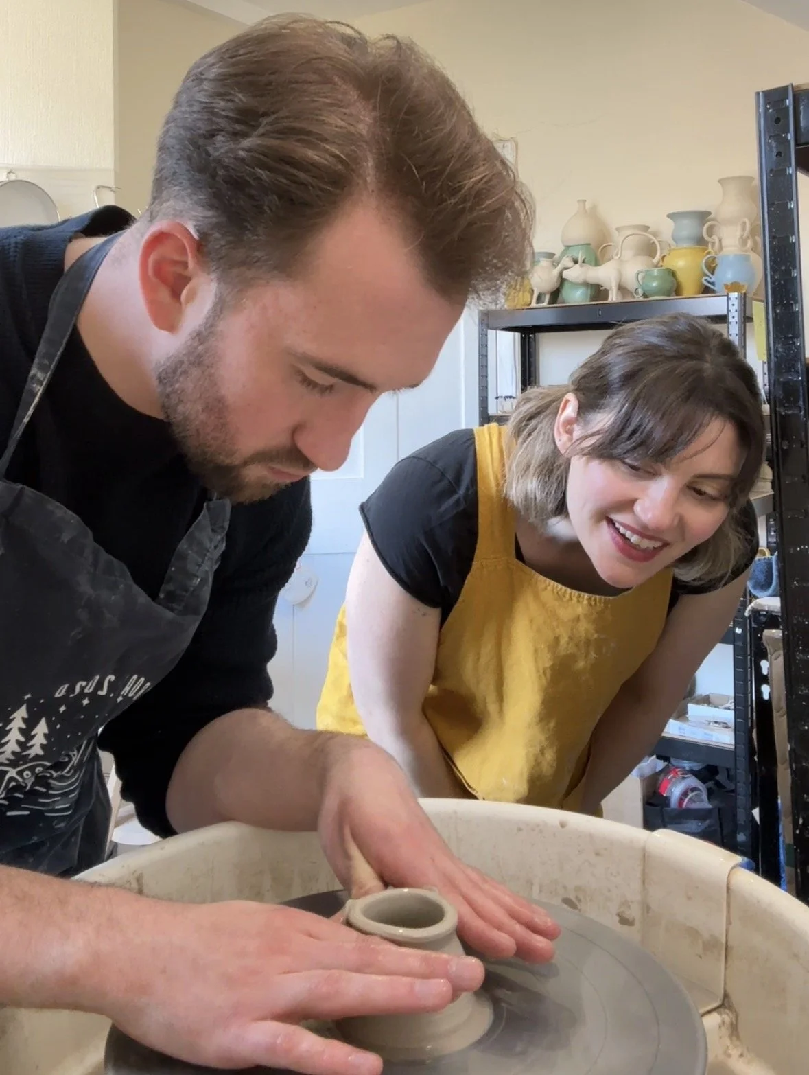 wheel throwing session (one person)