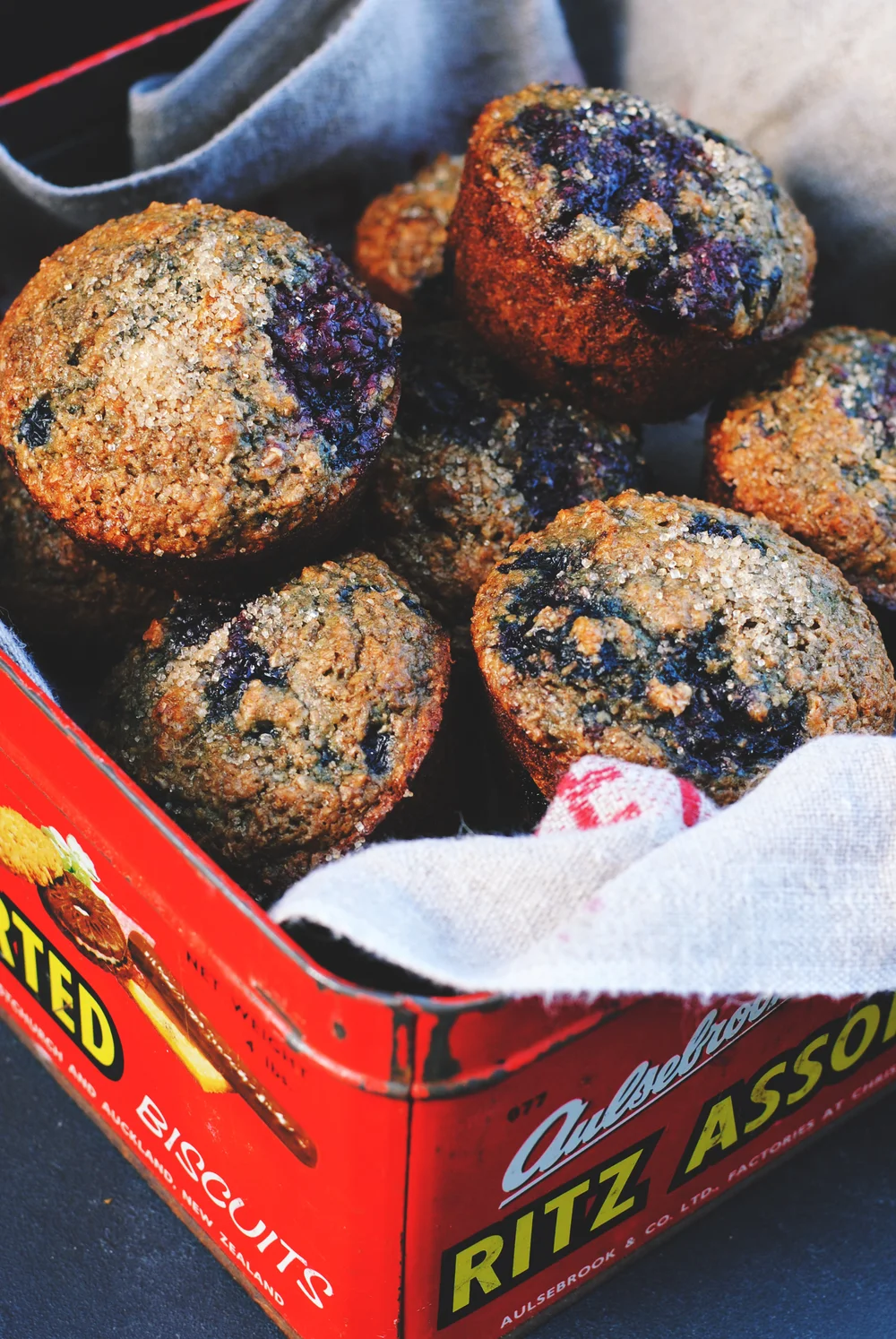 Boysenberry & Blueberry Bran Muffins — THE HUNGRY COOK