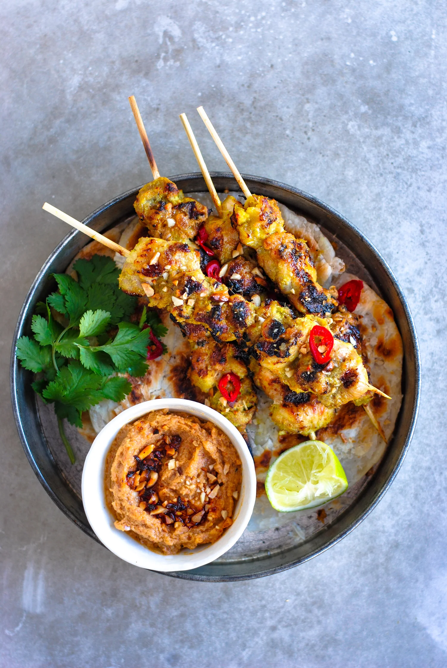 Chicken Satays with Peanut Sauce — THE HUNGRY COOK