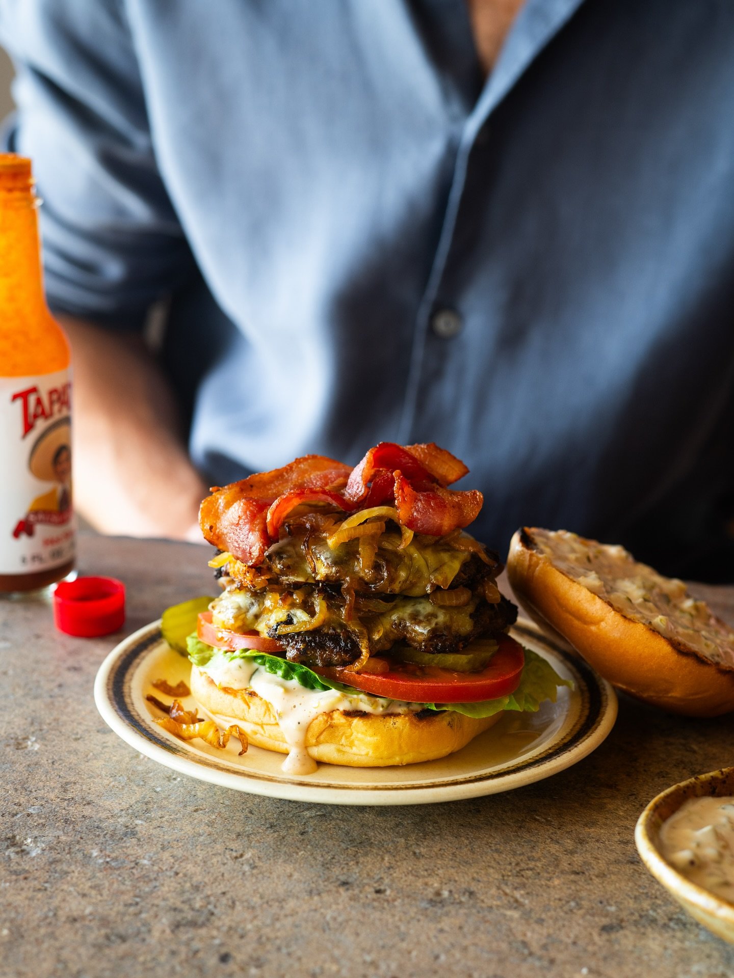 It&rsquo;s barbecue weather ☀️! Making the most of it with my &lsquo;Badass Beef Burgers&rsquo; from my new cookbook. 🍔 Available in all good NZ and Aus bookstores!