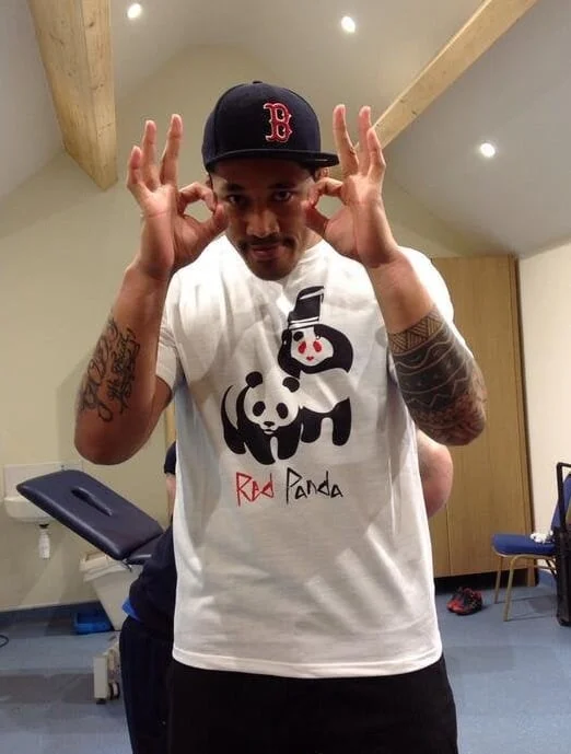 Anthony Perenise wearing RedPanda