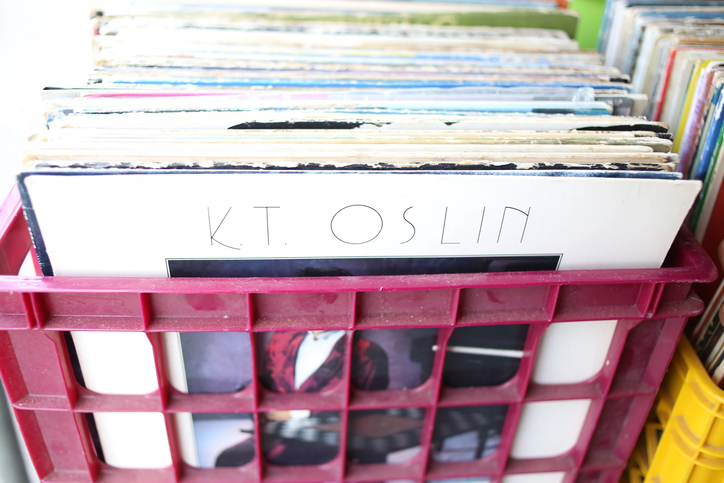 One thing everyone I hang out with (except me) likes todo is go crate digging for records. I just tag along for the photo opportunities.