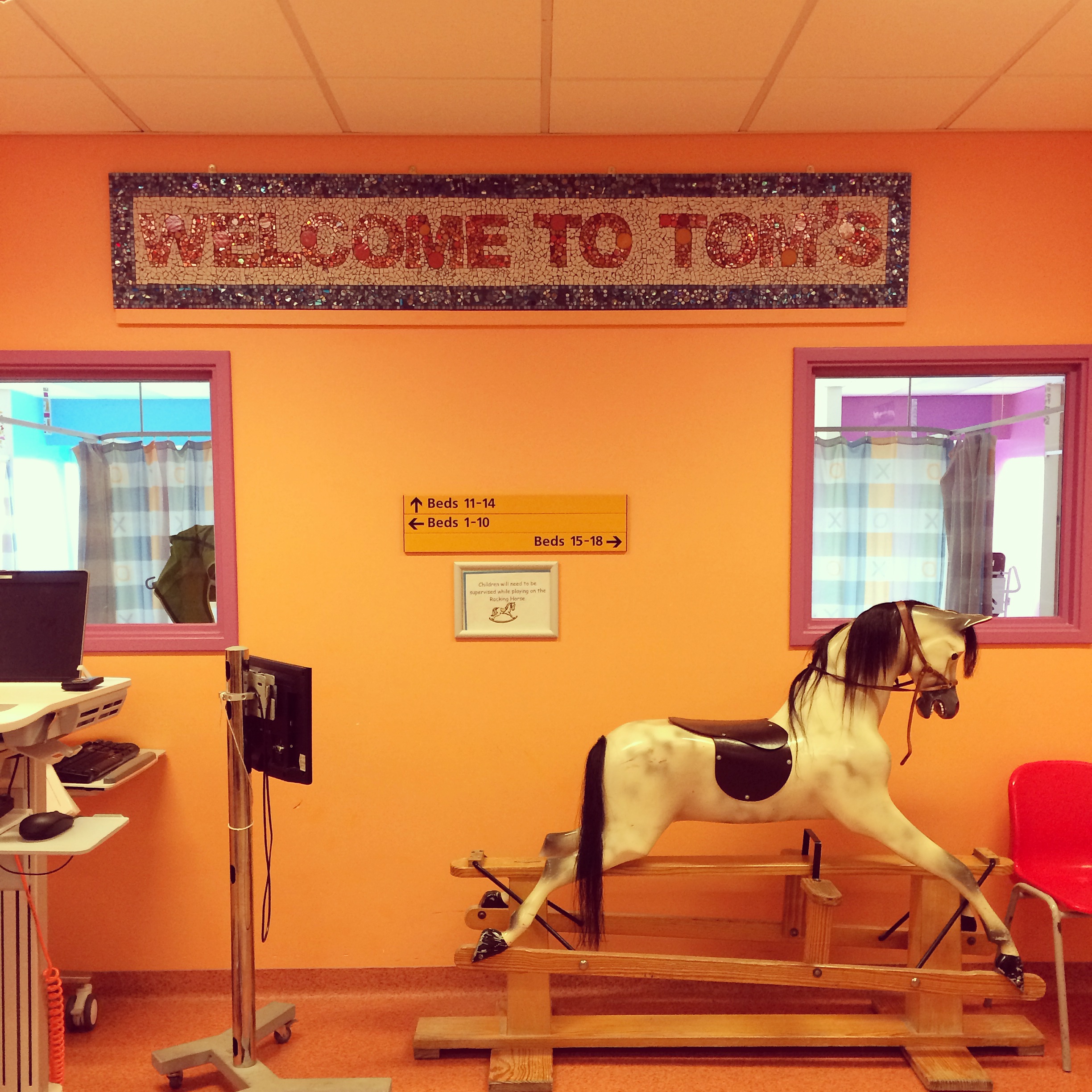 Tom's ward, JR Hospital, Oxford.