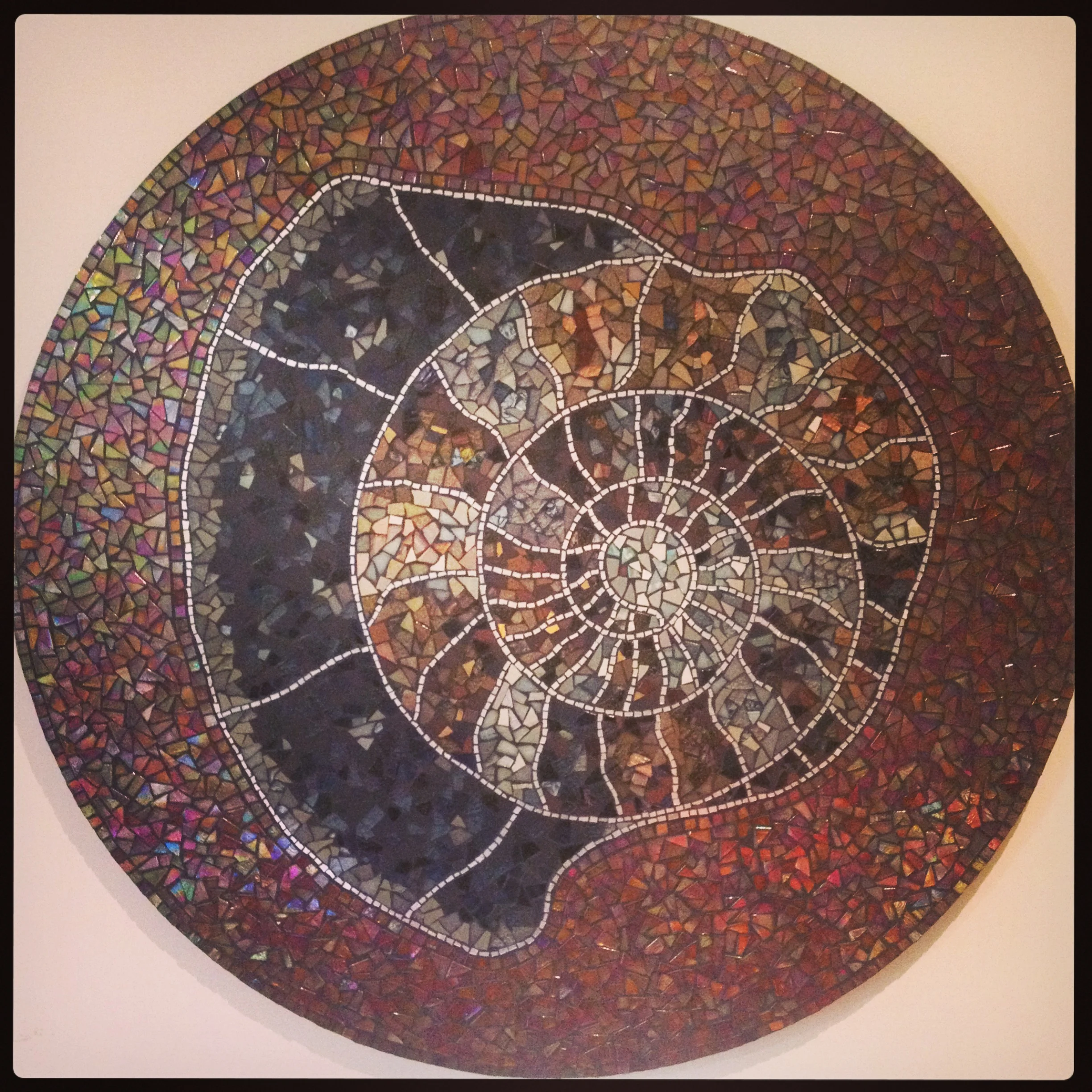 Mosaic ammonite