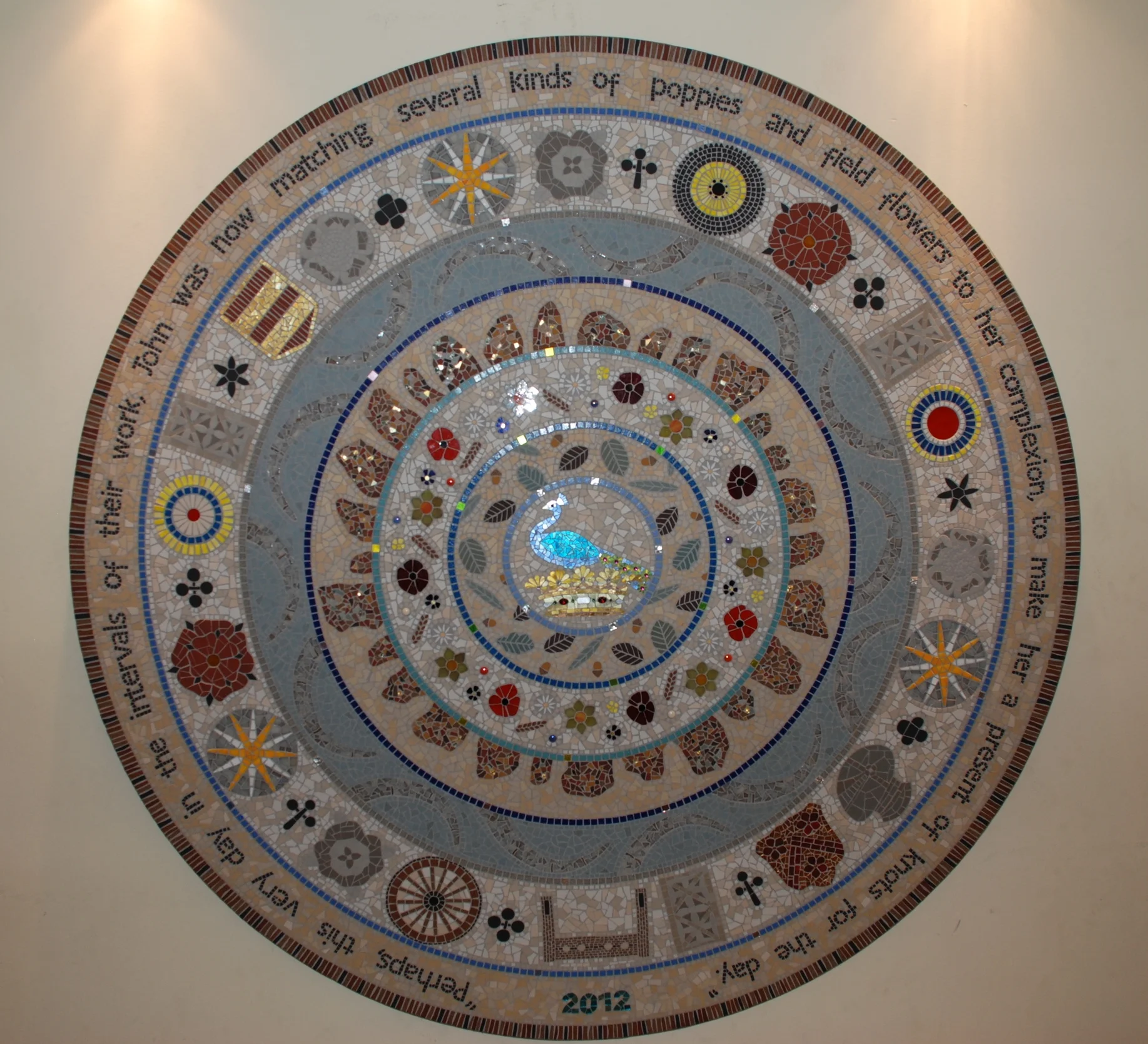 Stanton Harcourt historical mosaic.