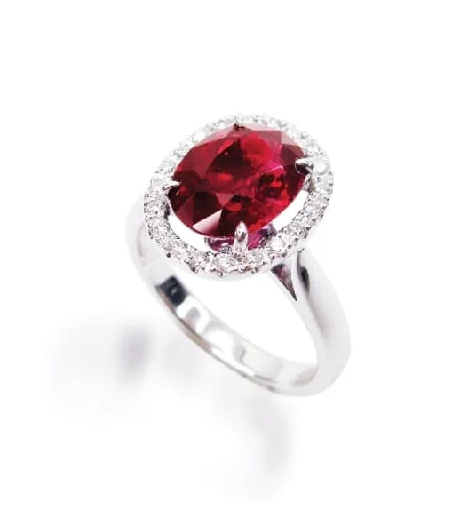 RUBY AND DIAMOND RING BESPOKE FINE JEWELLERY BY SHAHINA HATTA