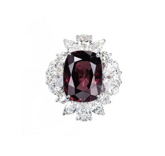 ALEXANDRITE & DIAMOND RING BESPOKE FINE JEWELLERY BY SHAHINA HATTA