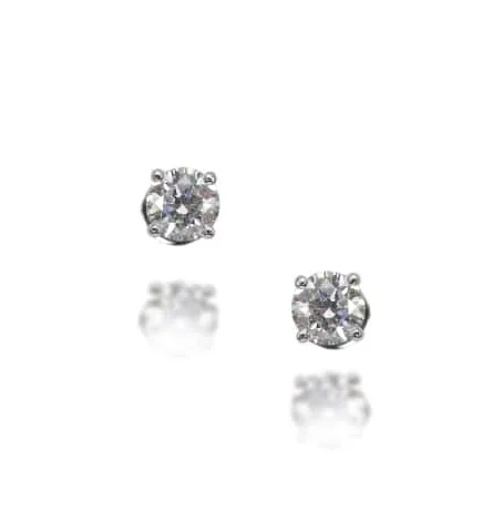 DIAMOND STUD EARRINGS BESPOKE FINE JEWELLERY BY SHAHINA HATTA