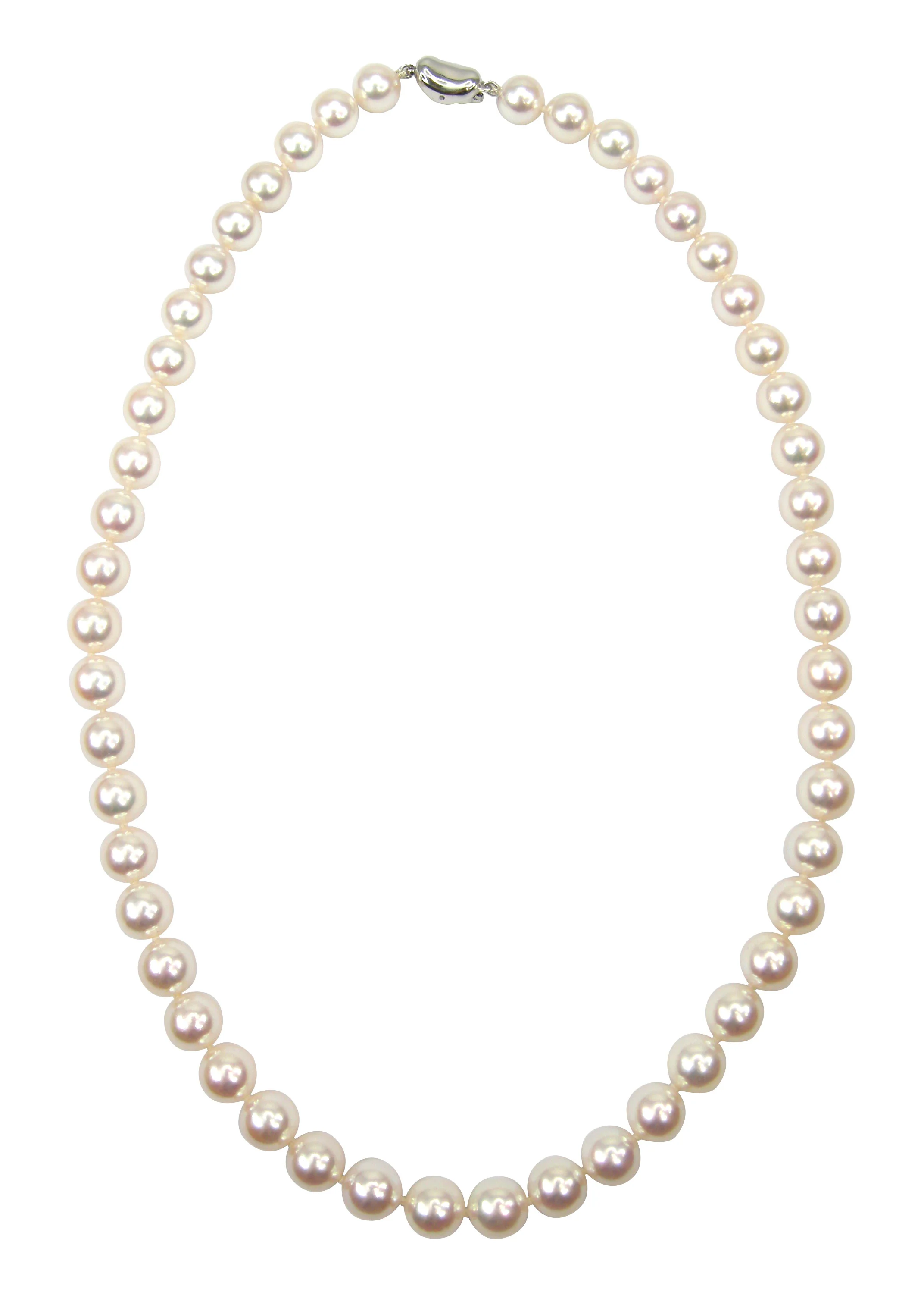JAPANESE AKOYA PEARL STRAND NECKLACE BESPOKE FINE JEWELLERY BY SHAHINA HATTA