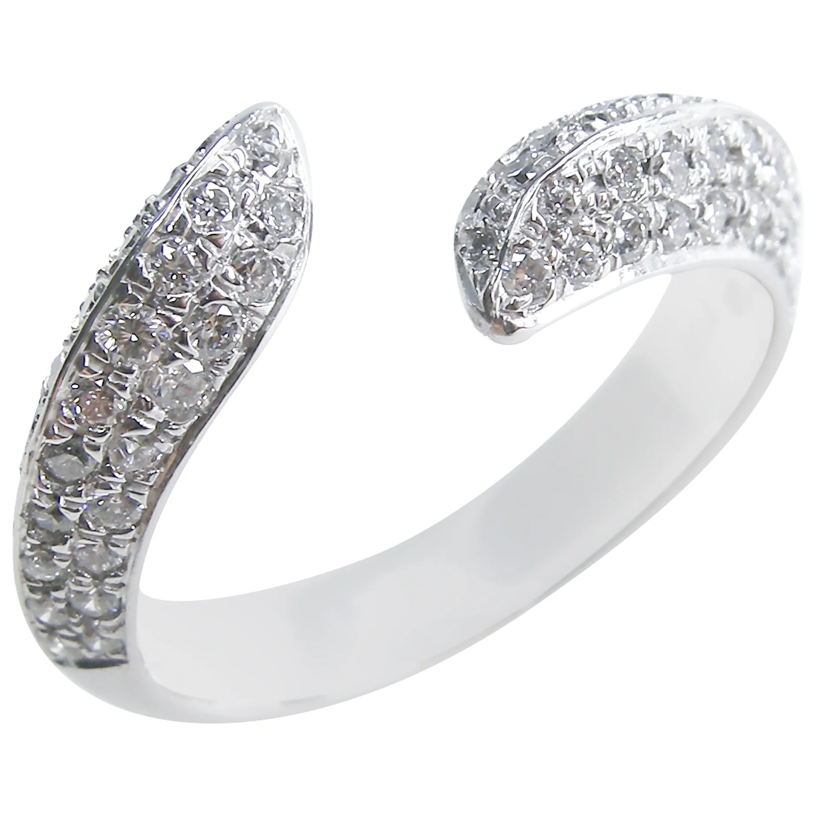 DIAMOND WAVE RING BESPOKE FINE JEWELLERY BY SHAHINA HATTA