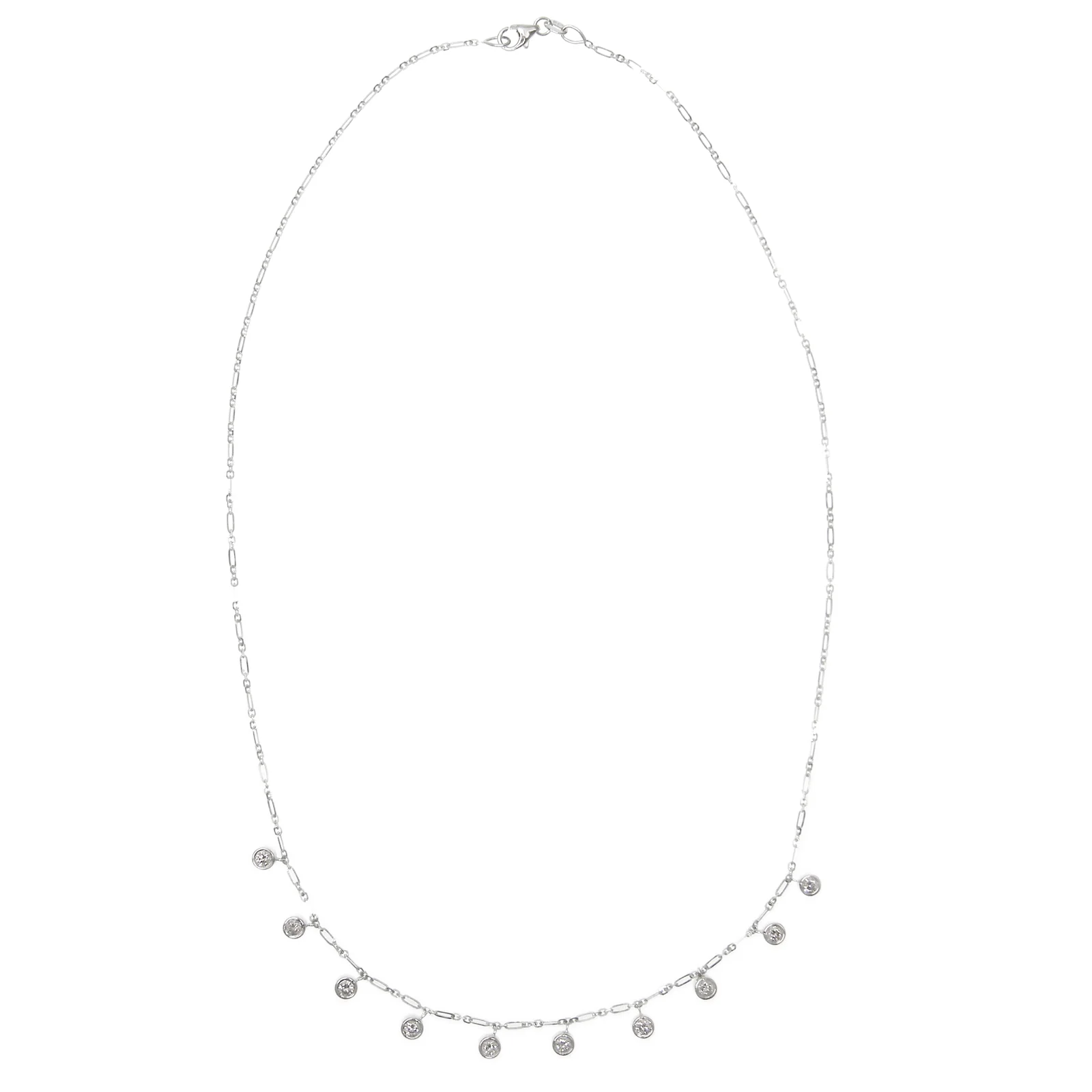 SIGNATURE DIAMOND DANGLE NECKLACE CLUSTER DIAMOND PENDANT BESPOKE FINE JEWELLERY BY SHAHINA HATTA