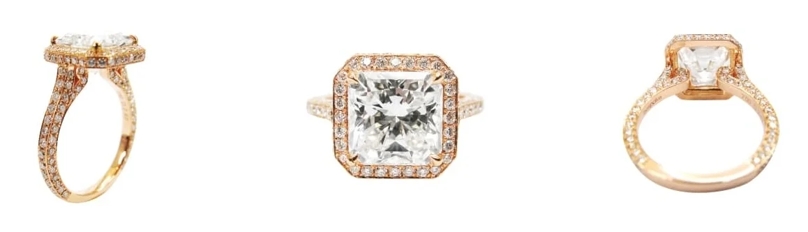 WONDERCUT DIAMOND FLOATING RING BESPOKE FINE JEWELLERY BY SHAHINA HATTA