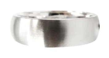 BRUSHED COMFORT FIT PLATINUM WEDDING BAND BESPOKE FINE JEWELLERY BY SHAHINA HATTA