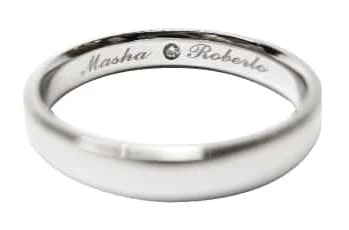 4MM COMFORT FINISH WEDDING BAND