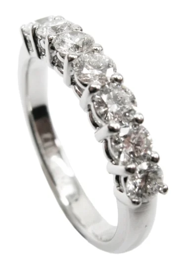 SEVEN STONE DIAMOND RING BESPOKE FINE JEWELLERY BY SHAHINA HATTA