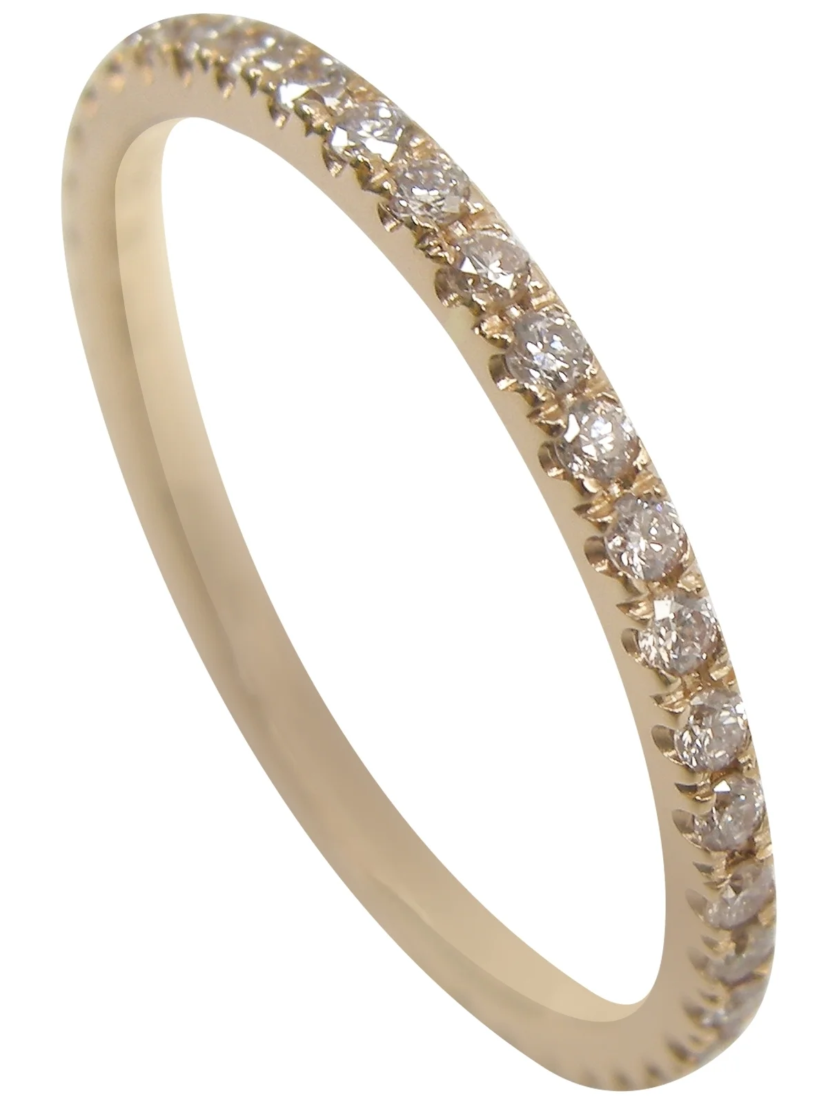 PINK DIAMOND & ROSE GOLD DIAMOND ETERNITY RING BESPOKE FINE JEWELLERY BY SHAHINA HATTA