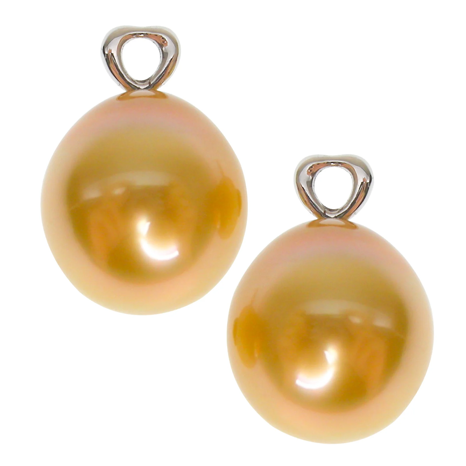 GOLDEN PEARL DROP ATTACHMENTS BESPOKE FINE JEWELLERY BY SHAHINA HATTA