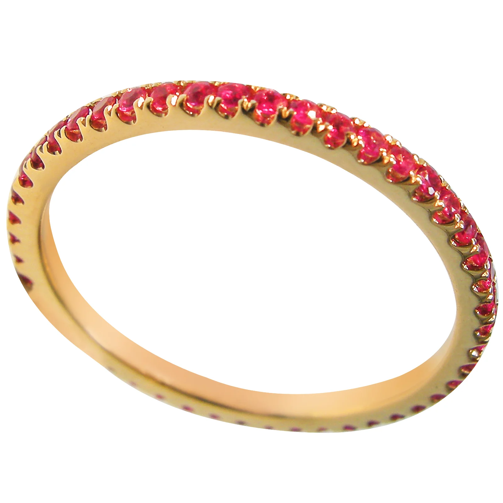 SIGNATURE RUBY ETERNITY RING BESPOKE FINE JEWELLERY BY SHAHINA HATTA HONG KONG