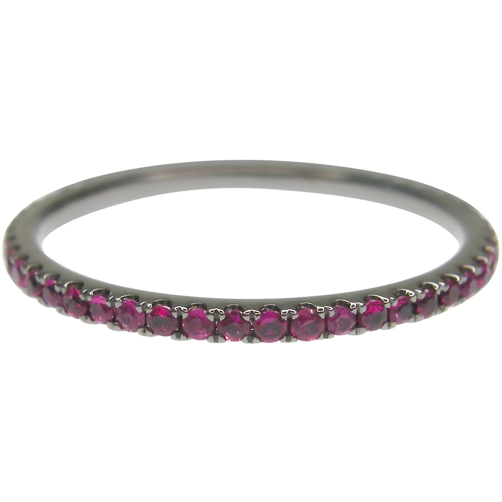 SIGNATURE RUBY ETERNITY RING BESPOKE FINE JEWELLERY BY SHAHINA HATTA HONG KONG