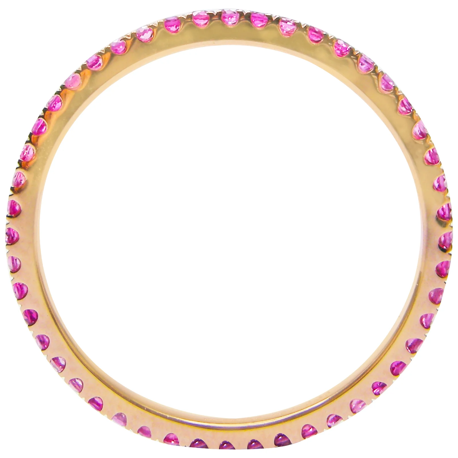 SIGNATURE PINK SAPPHIRE ETERNITY RING BESPOKE FINE JEWELLERY BY SHAHINA HATTA HONG KONG