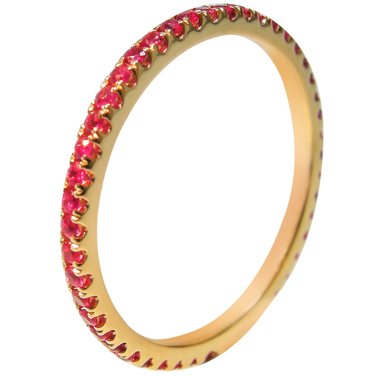 SIGNATURE RUBY ETERNITY RING BESPOKE FINE JEWELLERY BY SHAHINA HATTA HONG KONG