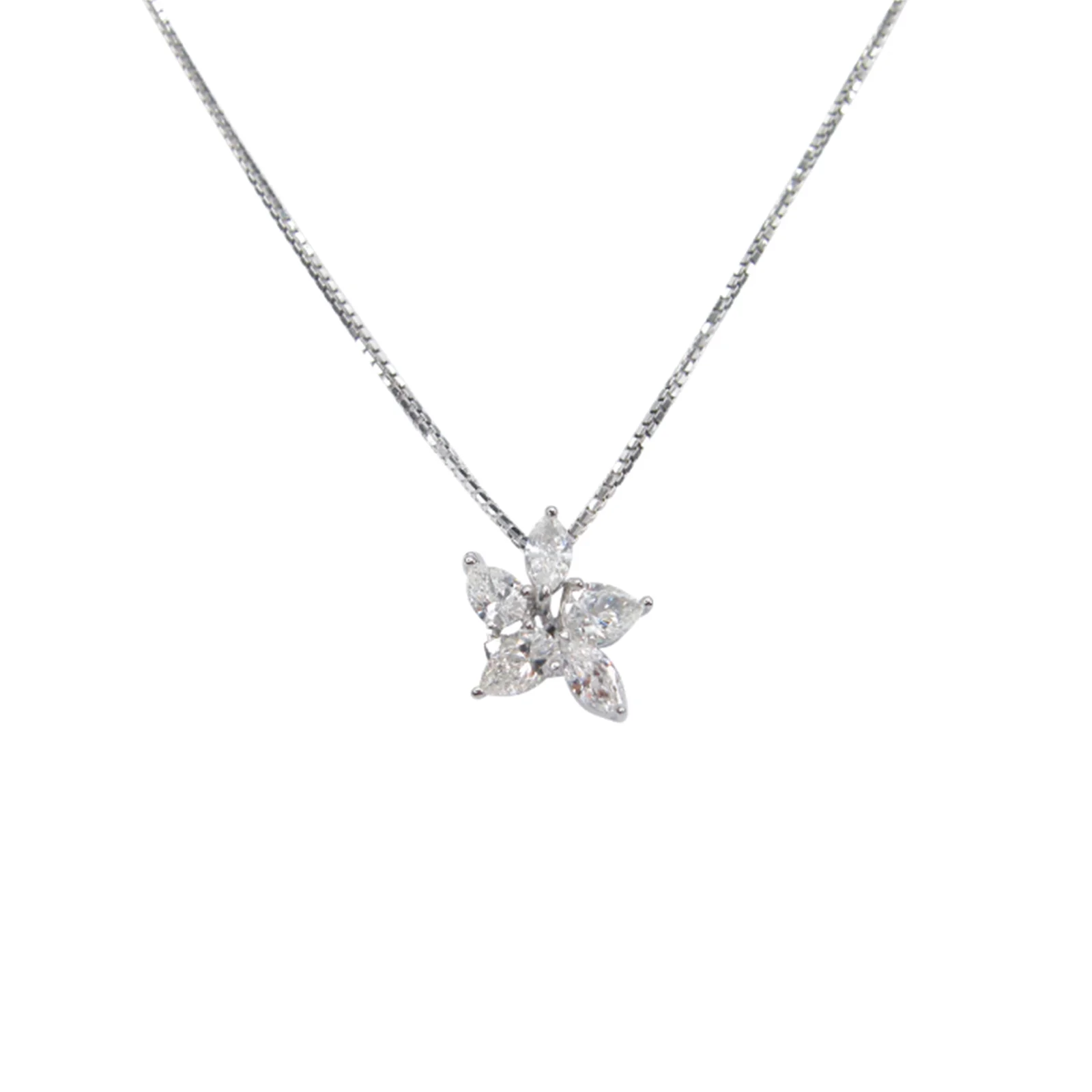 CLUSTER DIAMOND PENDANT BESPOKE FINE JEWELLERY BY SHAHINA HATTA