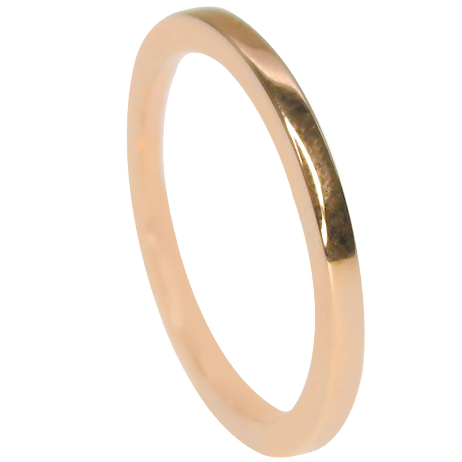 18K ROSE GOLD WEDDING BAND 1.5 mm