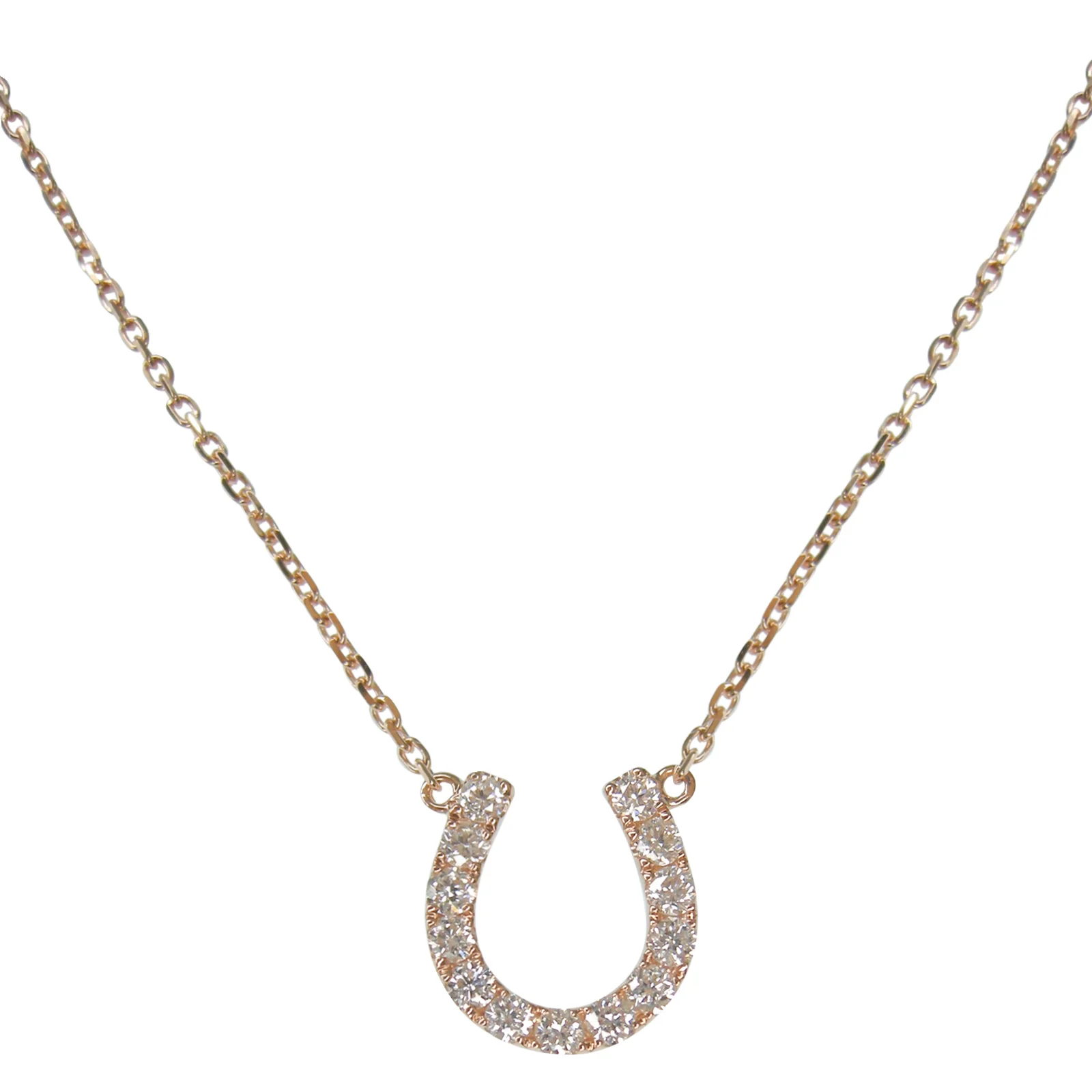 SIGNATURE DIAMOND HORSESHOE PENDANT BESPOKE FINE JEWELLERY BY SHAHINA HATTA HONG KONG