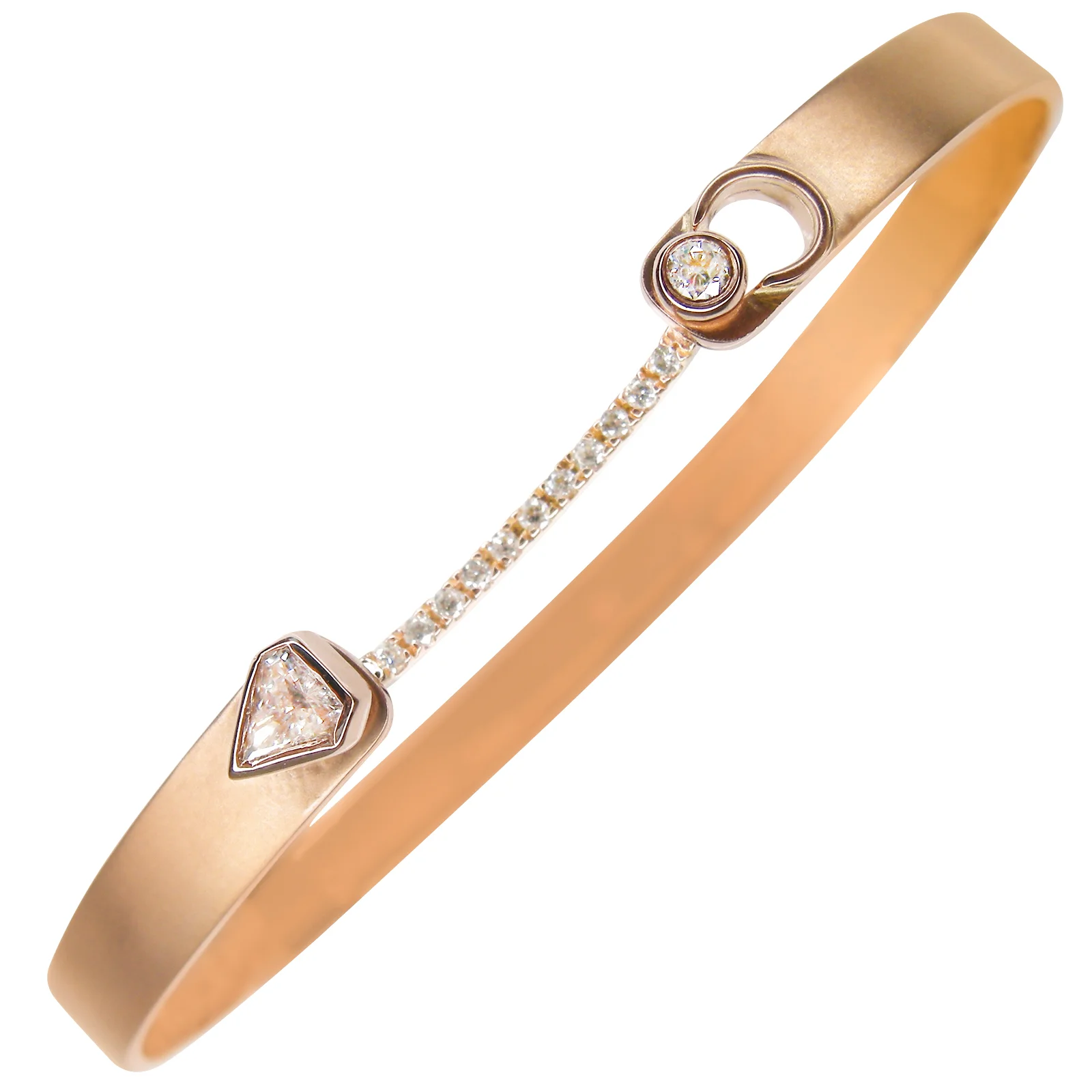 SIGNATURE MATTE ROSE GOLD BRACELET