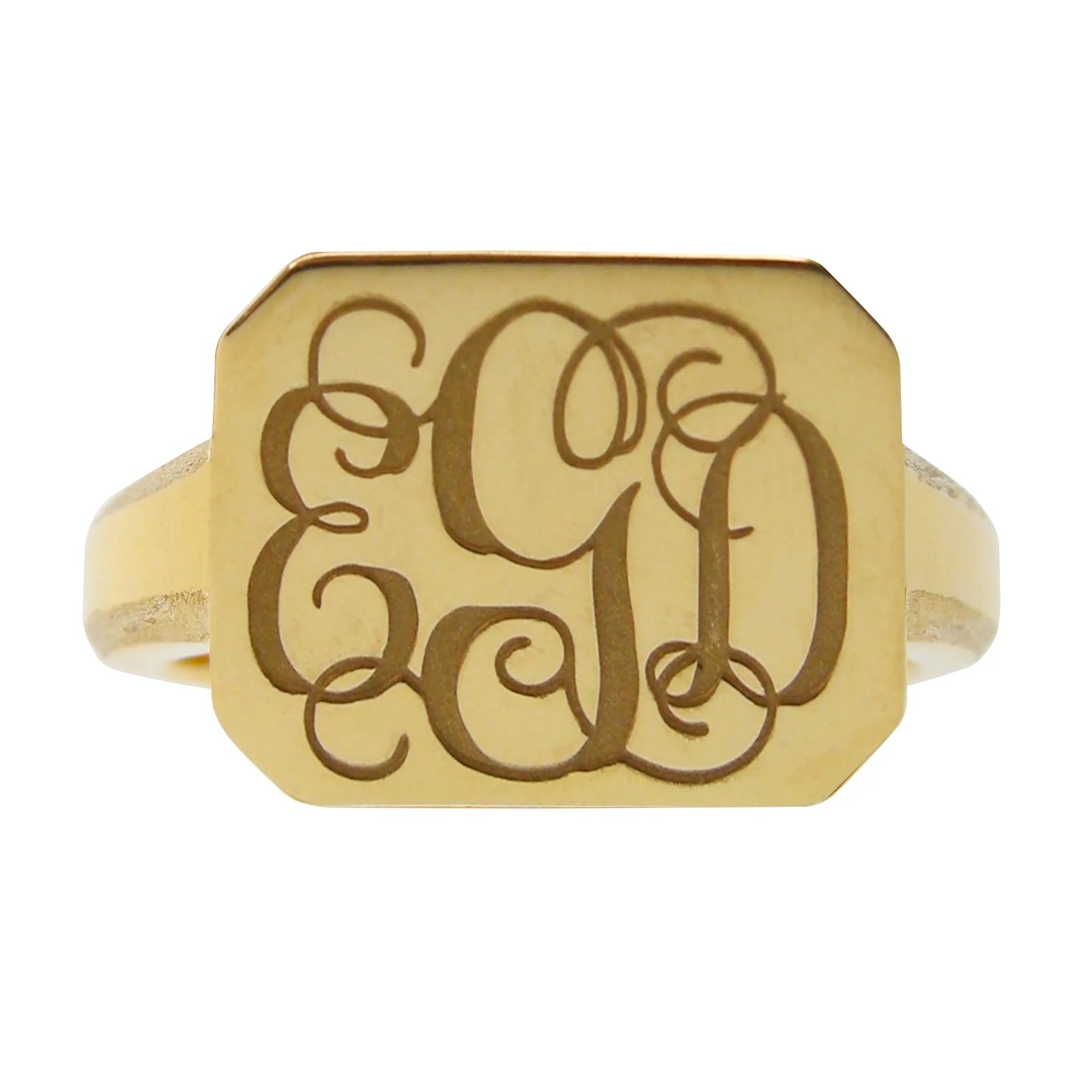 SIGNATURE 18K GOLD SIGNET RING BESPOKE FINE JEWELLERY BY SHAHINA HATTA HONG KONG
