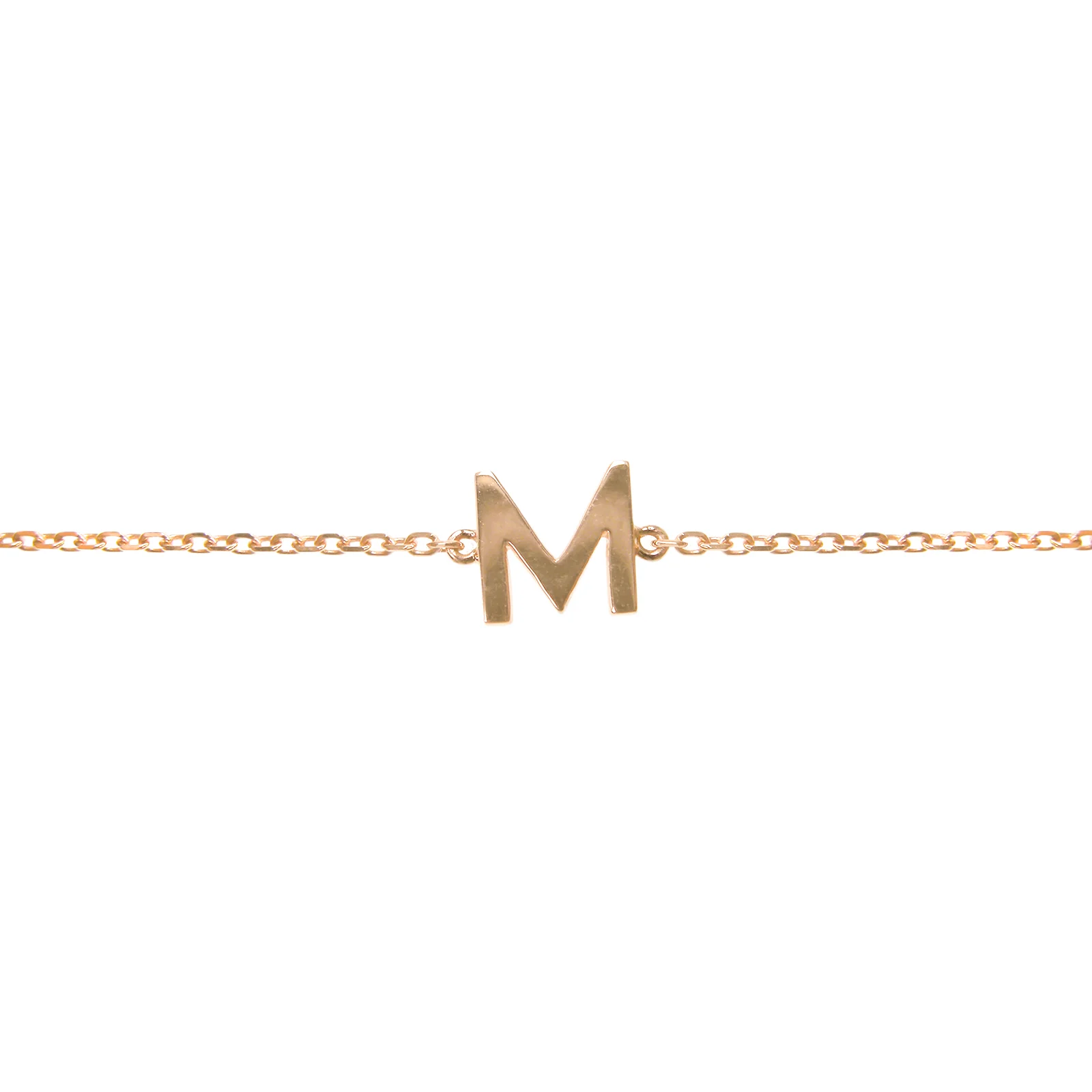 SIGNATURE INITIAL CHAIN BRACELET BESPOKE FINE JEWELLERY BY SHAHINA HATTA HONG KONG