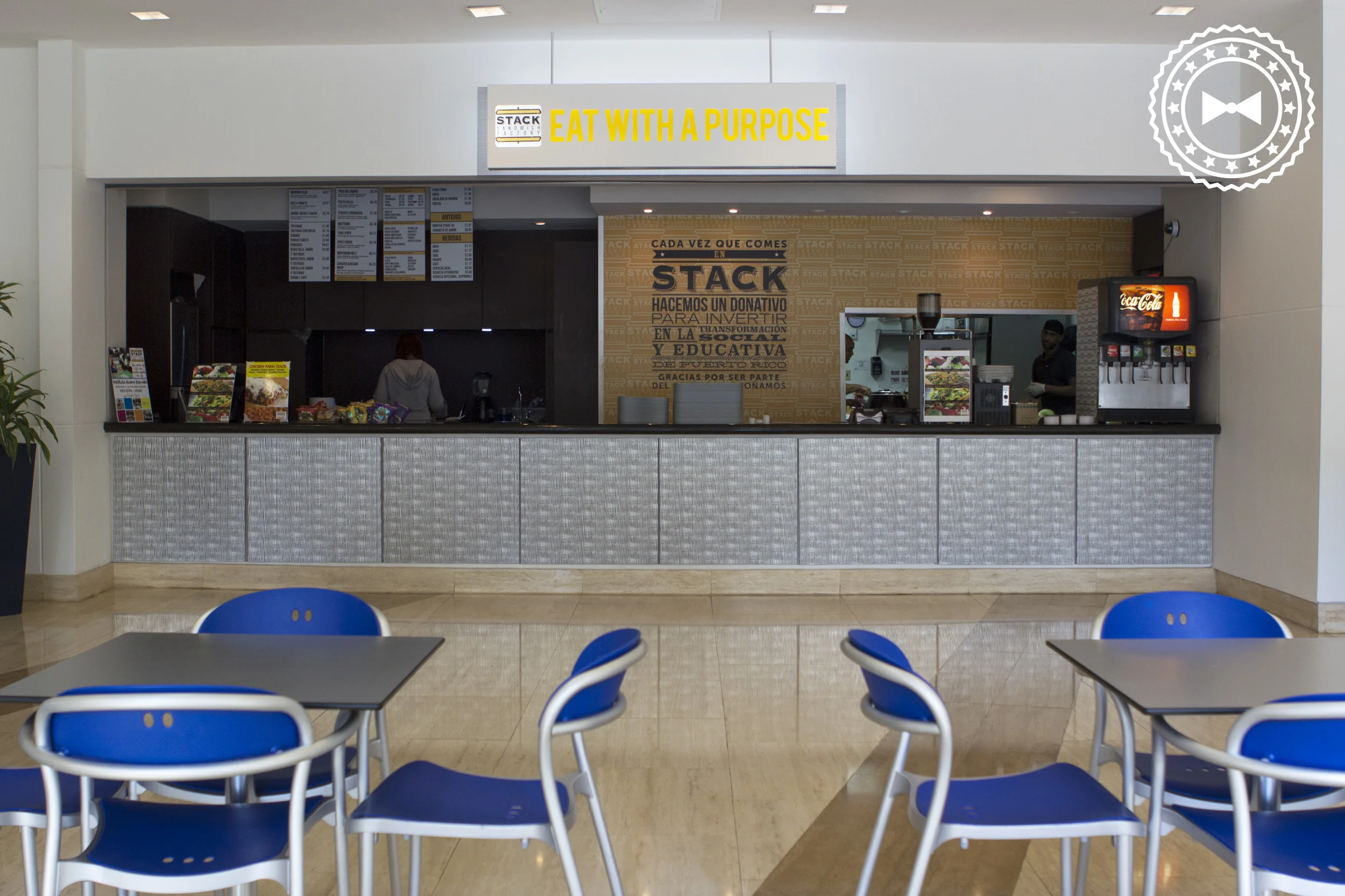 Establecimiento de Stack Sandwich Factory, Popular Center, Hato Rey.