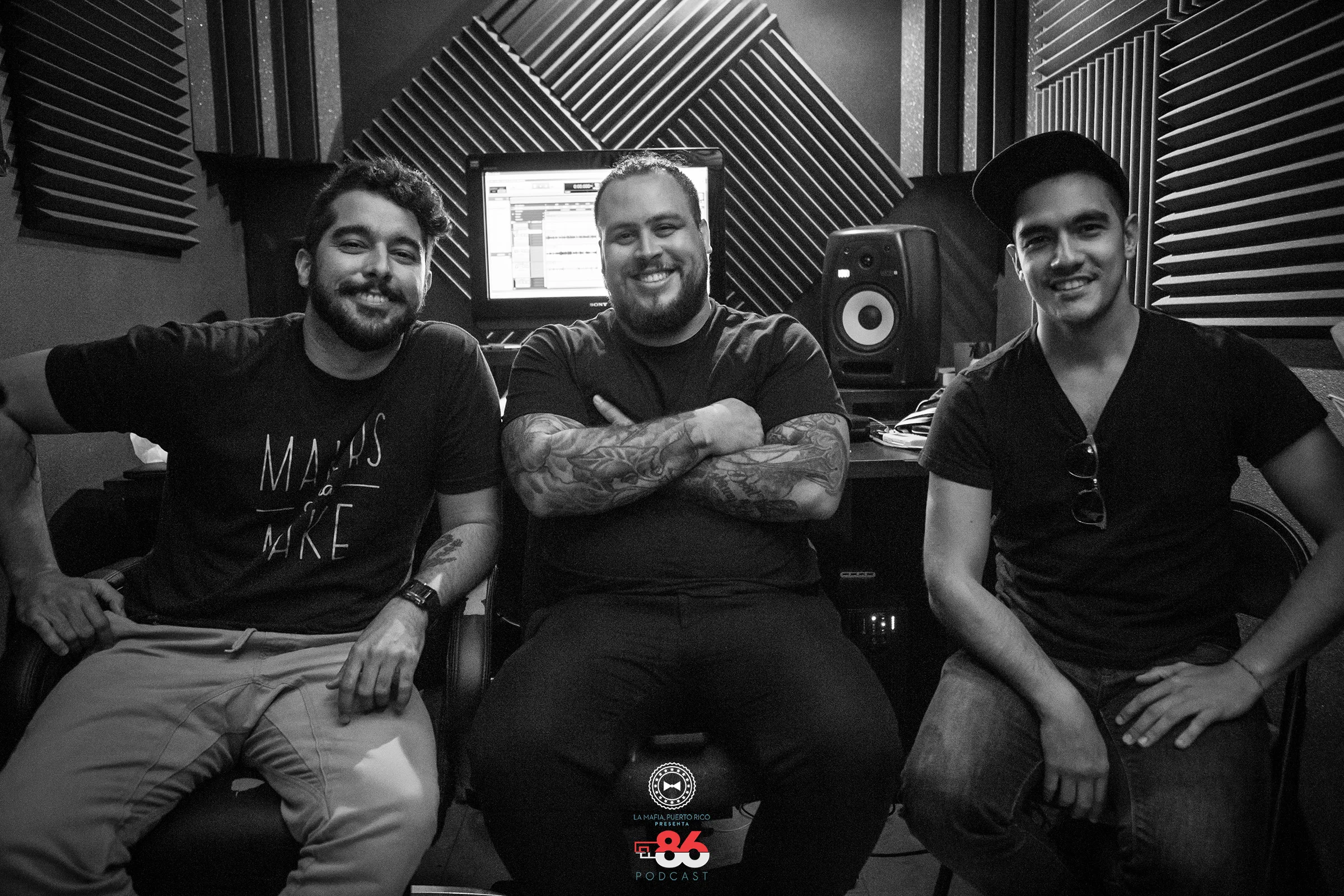 Leslie Cofresí, Héctor Rosa y Roberto Berdecía