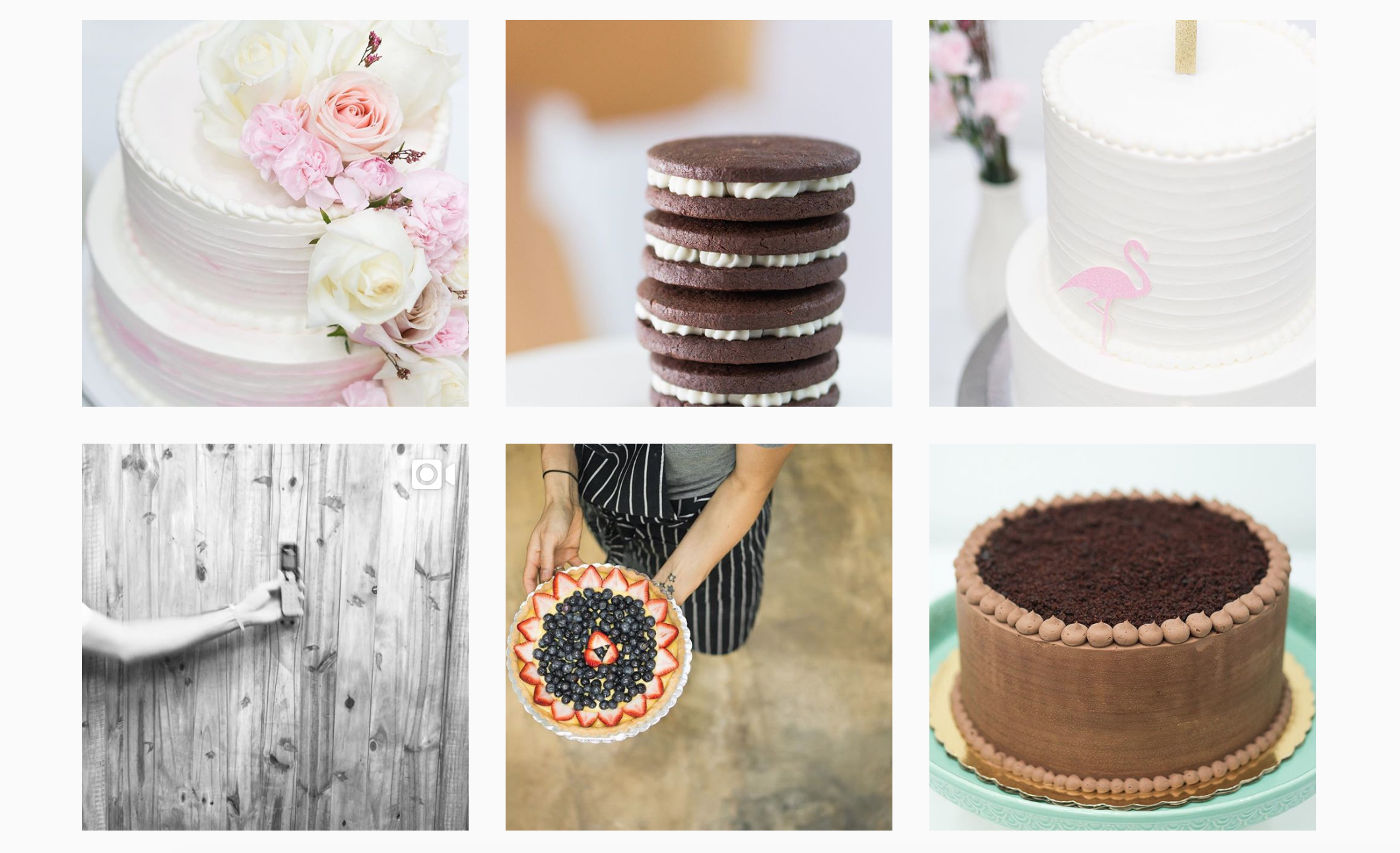 Parte del perfil de Instagram de Lucía Patisserie.