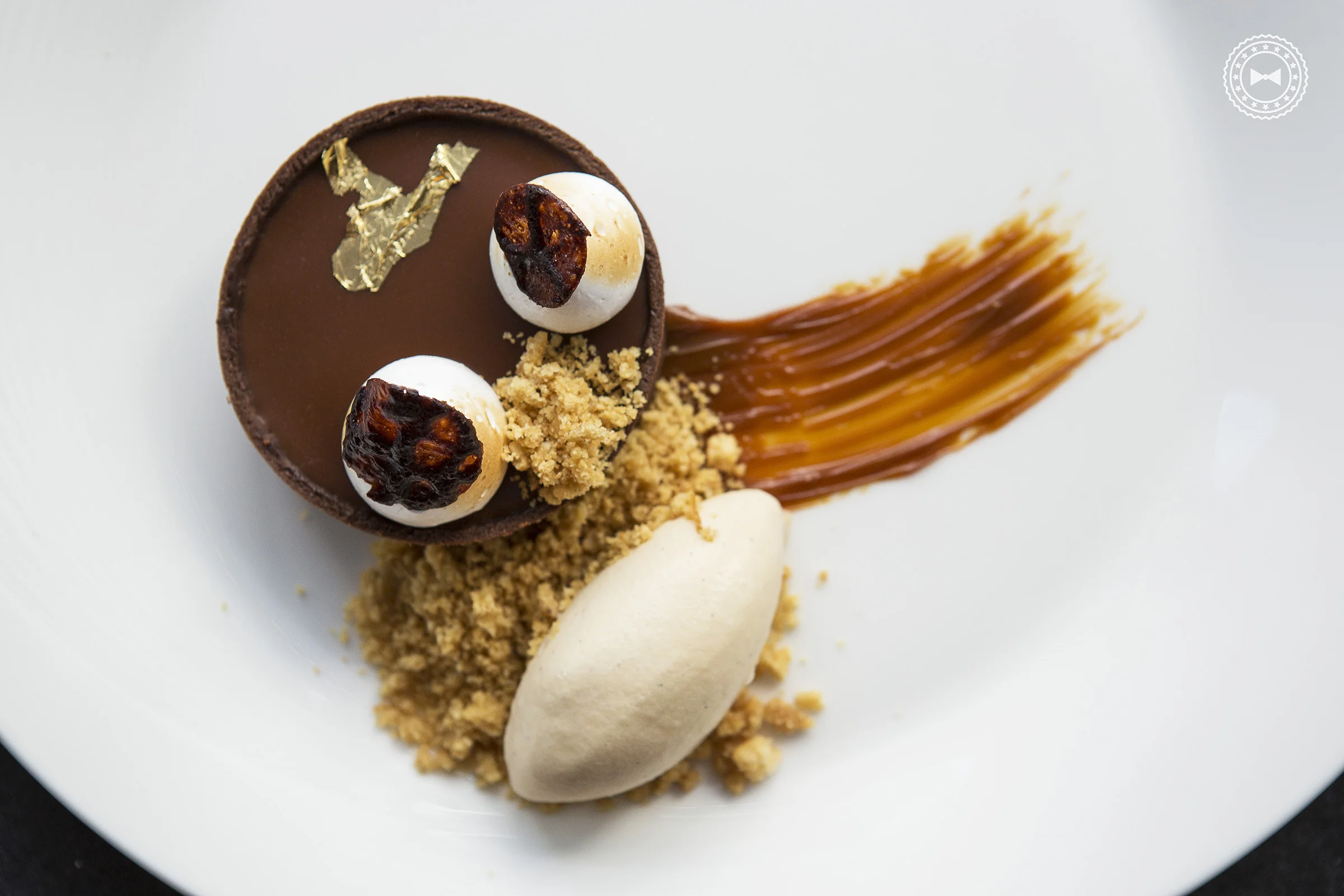 Milk Chocolate Tart • Chicharrón