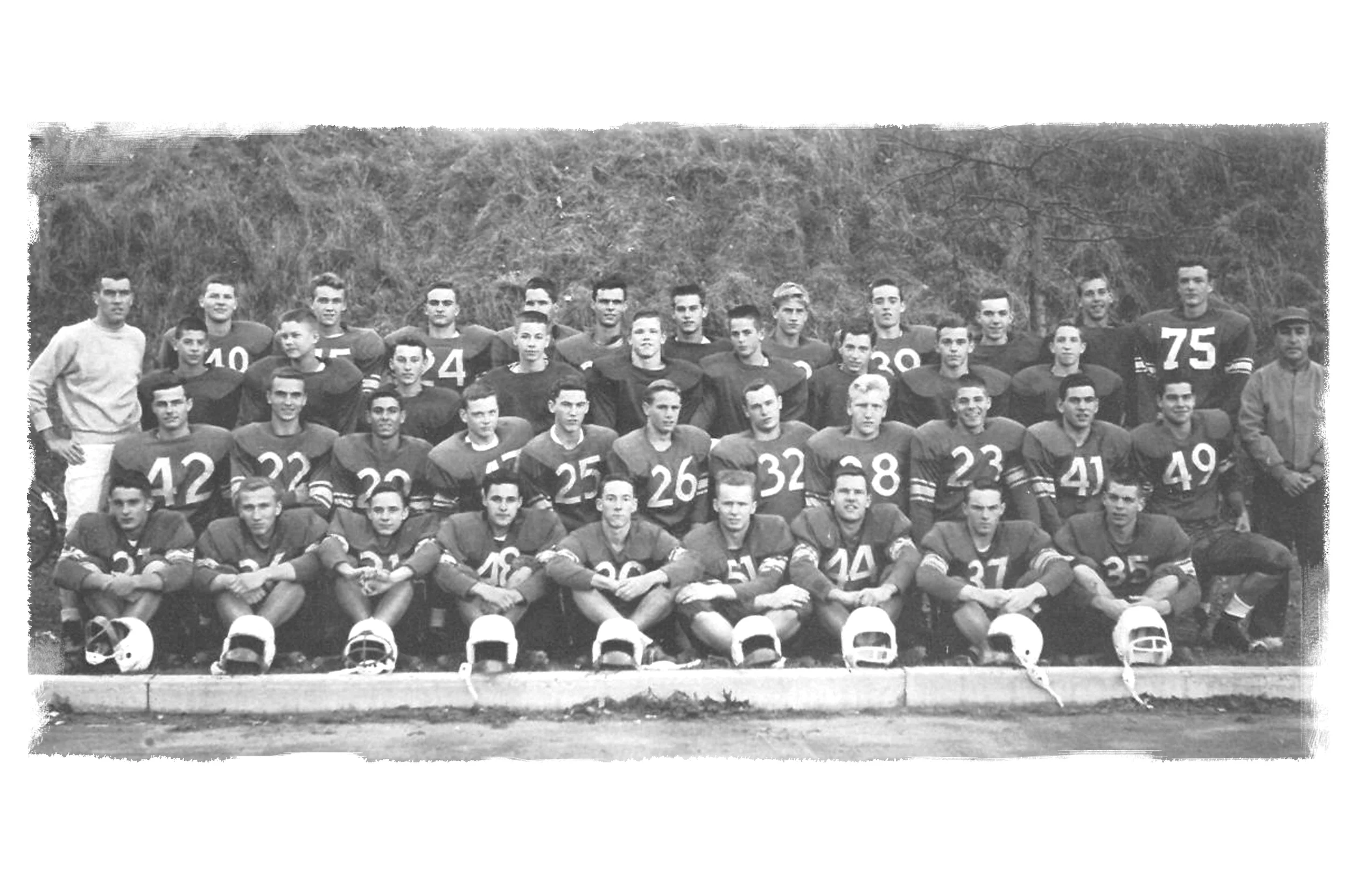 1961 WCC Championship Wilton High School Varsity Football Team