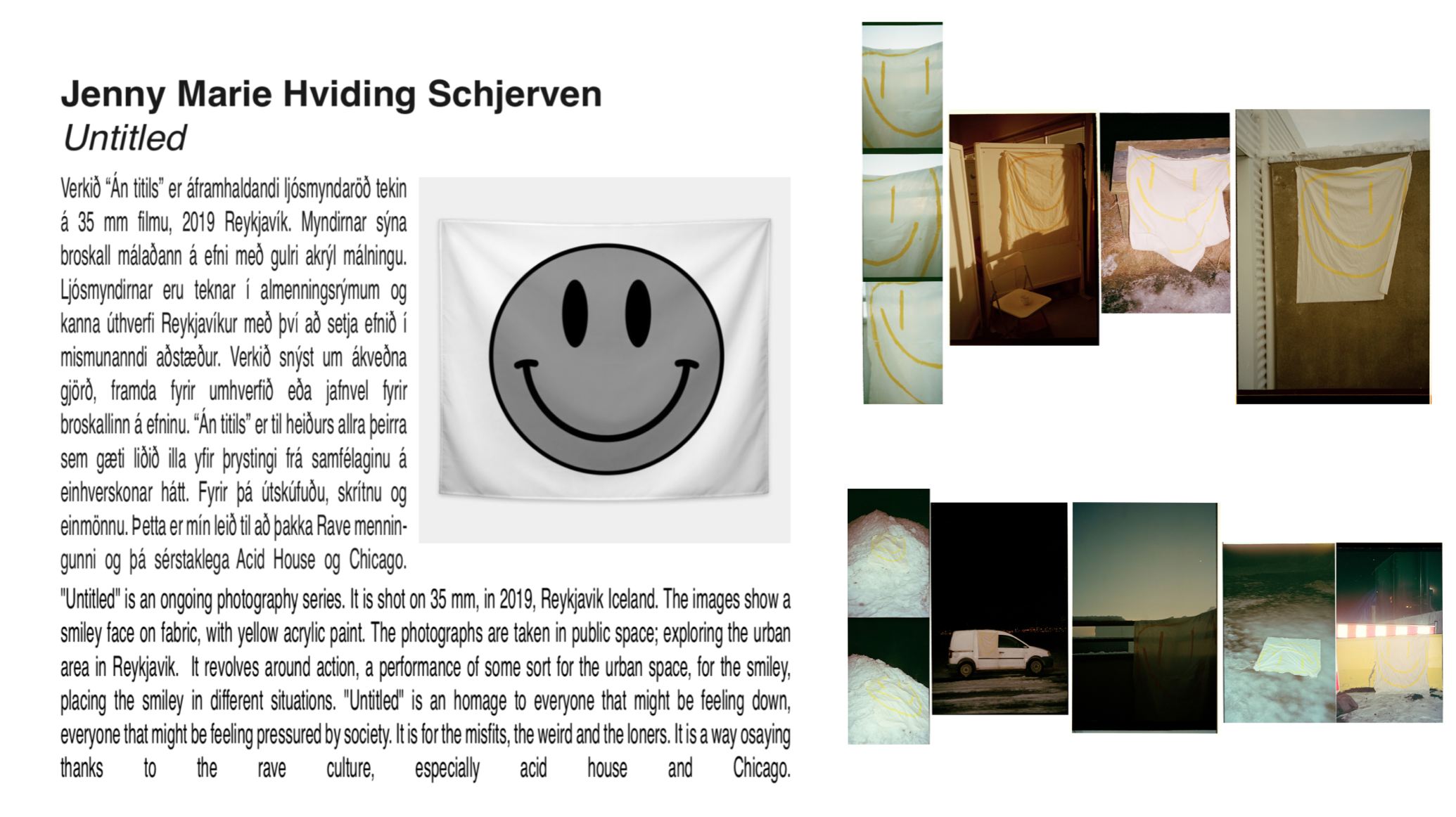 Untitled, multidisciplinary project, 2019