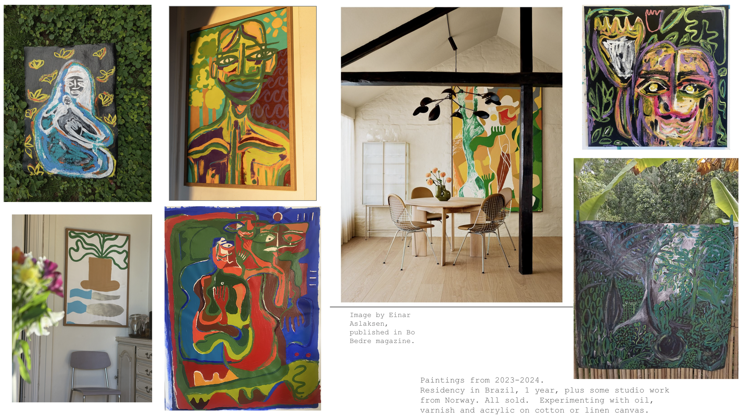 Selection of paintings 2023-2024