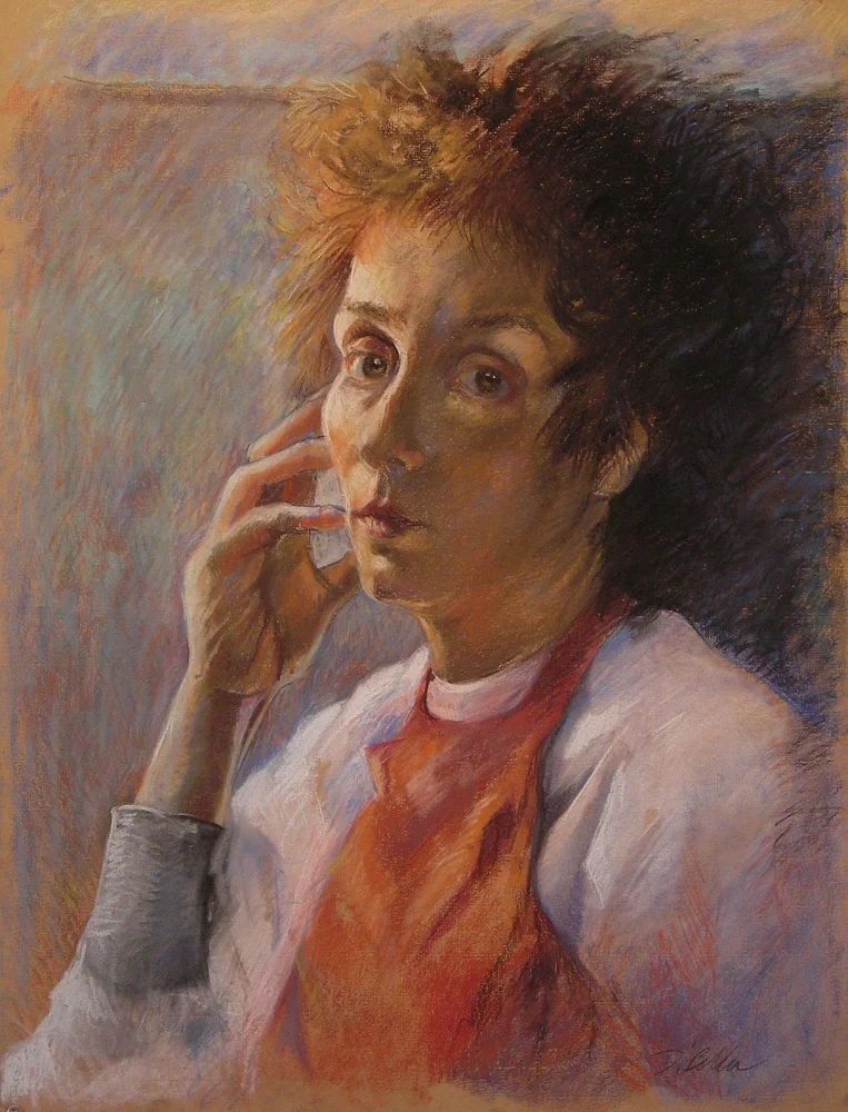 Self-Portrait in Studio