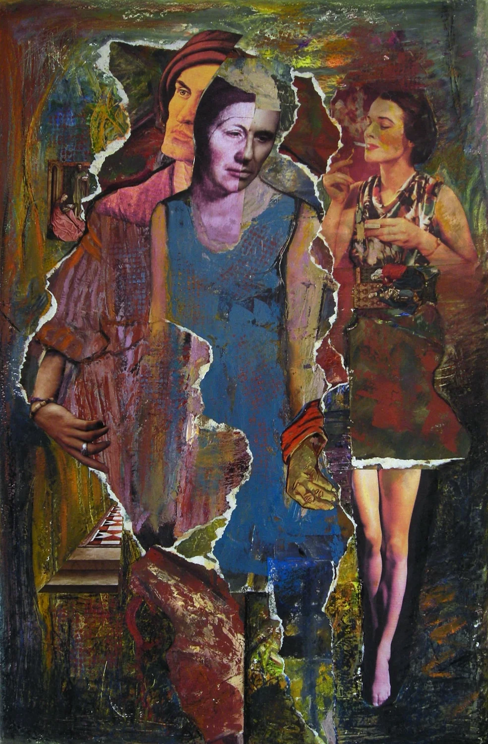 Standing, Smoking Trio