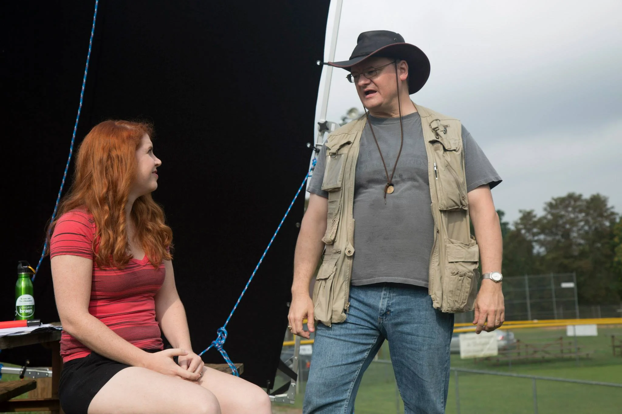 Oh-fer Behind the Scenes Shot of Dr. Martin and Me