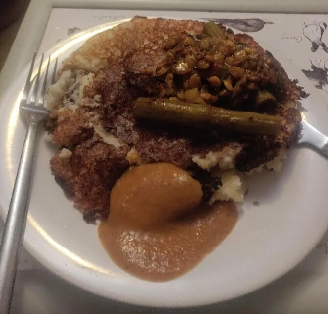 The dog tray is traditional in India but has to have the dogs upside down in the south.