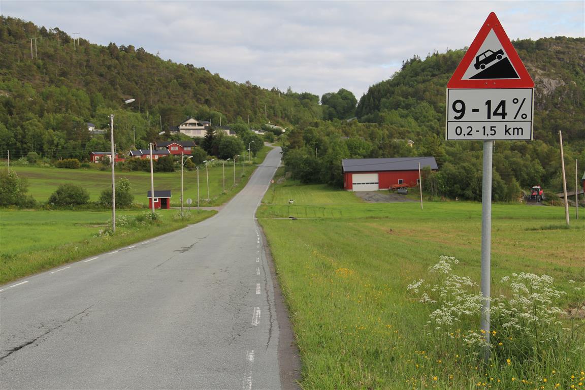 Bakken over Skaret er ganske drøy.
